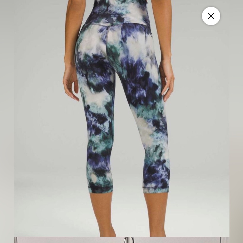 Lululemon align leggings Align Super-High-Rise Cropped 21" Meteor Wash Multi - Picture 4 of 5